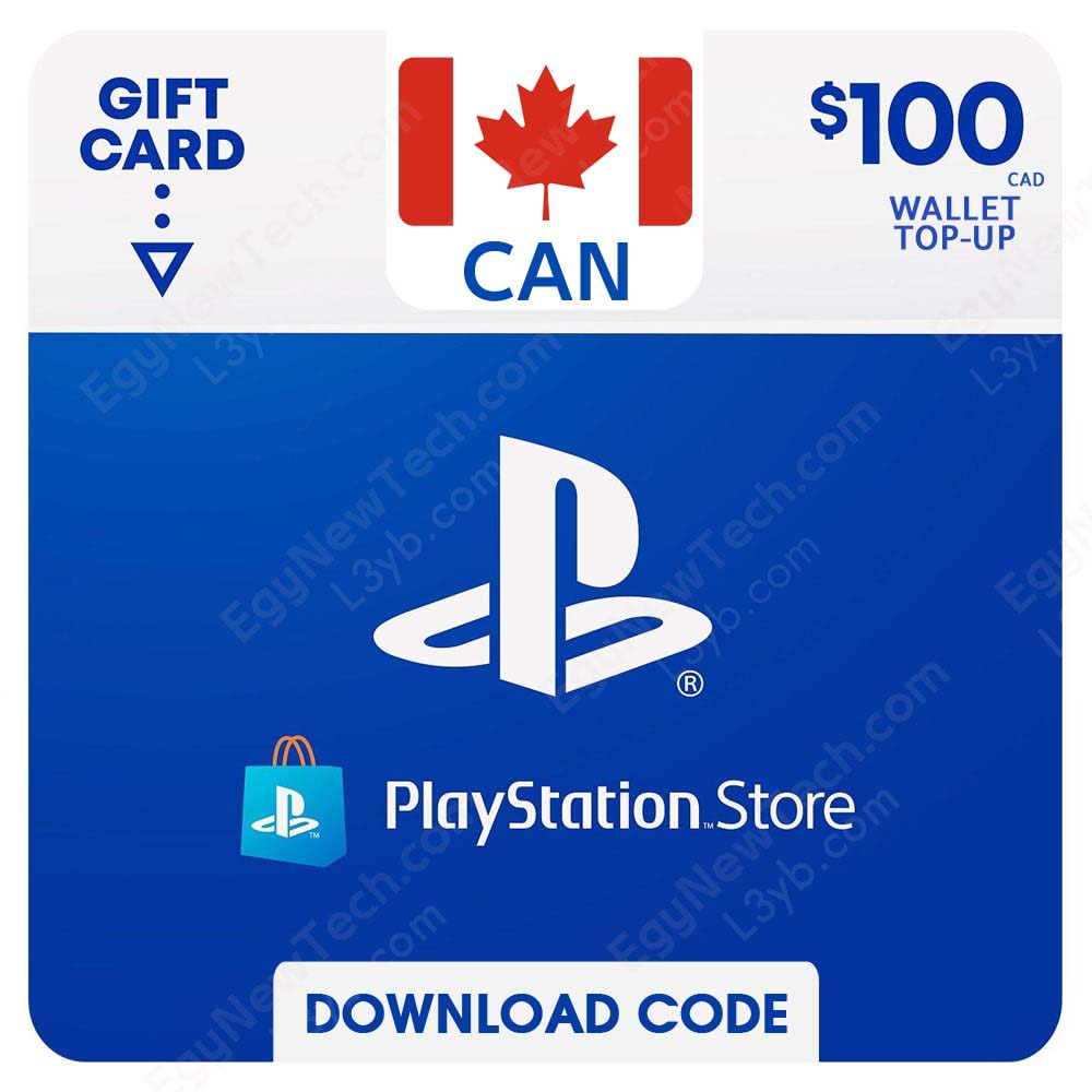 Sony CDN 100 Canada PlayStation Store Gift Card Digital Code Canada PSN Cards
